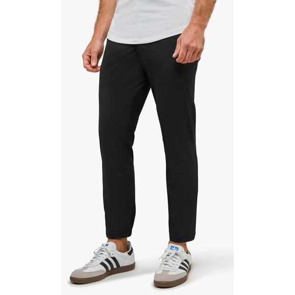 Cuts Mens Stretch Slim Fit AO Jogger Pants Black Size Large Wrinkle Resistant - Picture 1 of 16